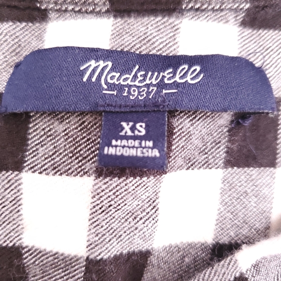 Madewell Courier Shirtdress Buffalo Check - Picture 7 of 7